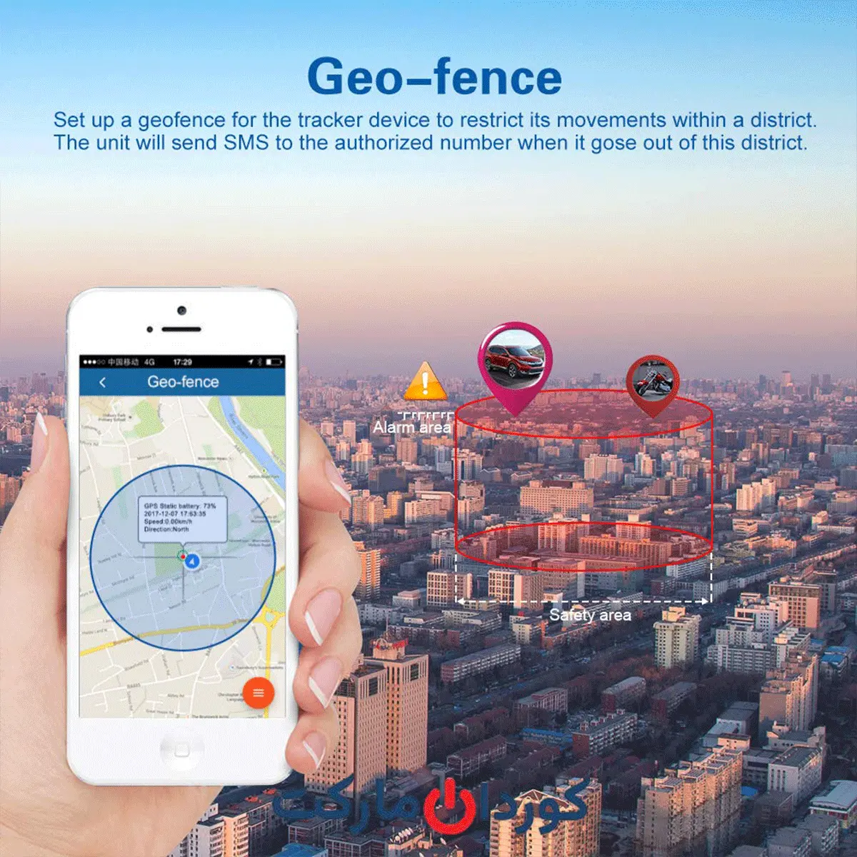 ردیاب GPS وسیله ی نقلیه مخفی TKSTARضد آب - Image 5