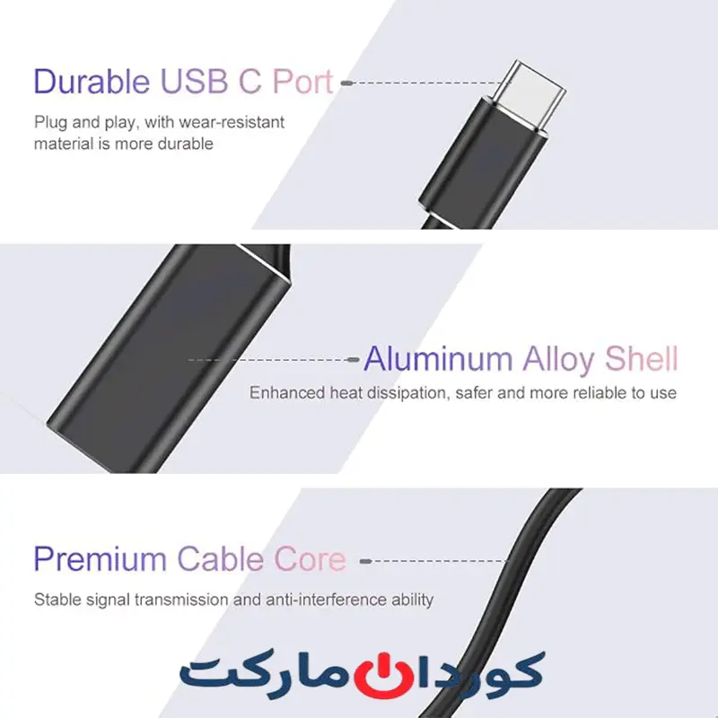 کابل تبدیل HDMI نوع C به Type-C - Image 5