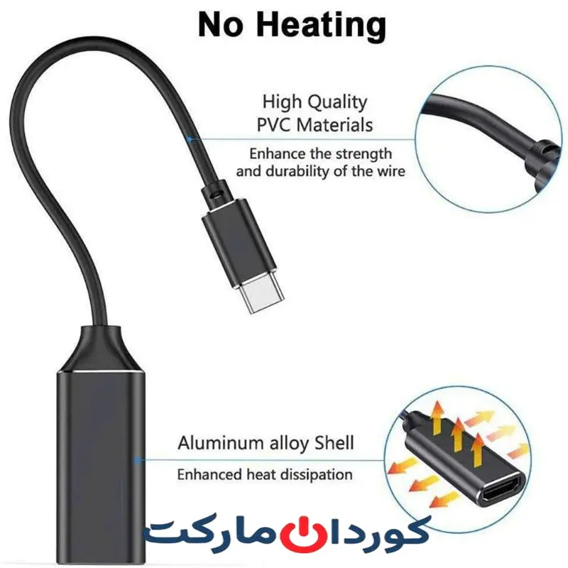 کابل تبدیل HDMI نوع C به Type-C - Image 7