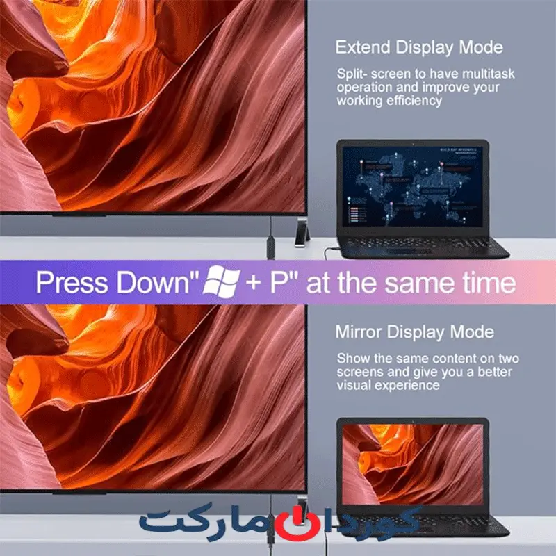 کابل تبدیل HDMI نوع C به Type-C - Image 9