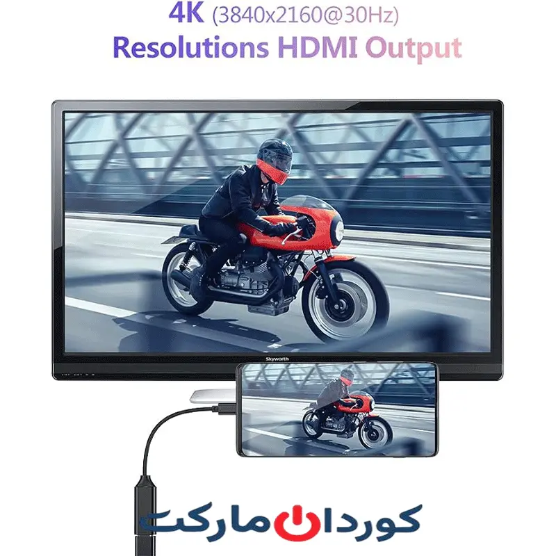 کابل تبدیل HDMI نوع C به Type-C - Image 8