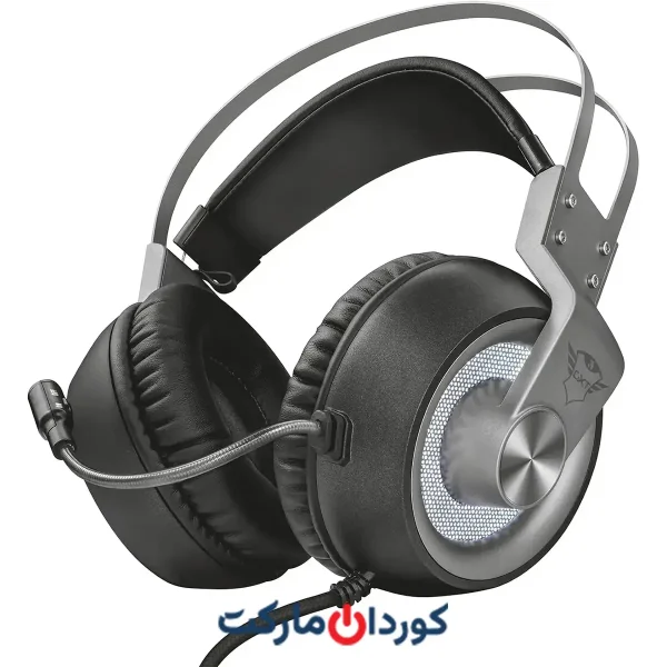 هدست (هدفون) گیمینگ Trust Gaming GXT 4376 Ruptor 7.1، کنترل ولوم صدای On-Ear Cup استوک