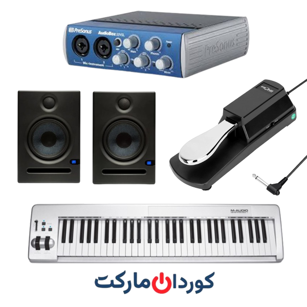 پک کیبورد و پدال و کارت صدا و ست دو عددی اسپیکر با 10% تخفیف - استوک
