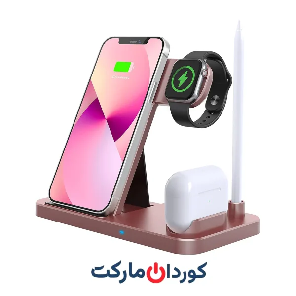 شارژ بی سیم / وایرلس 4 کاره مدل w30