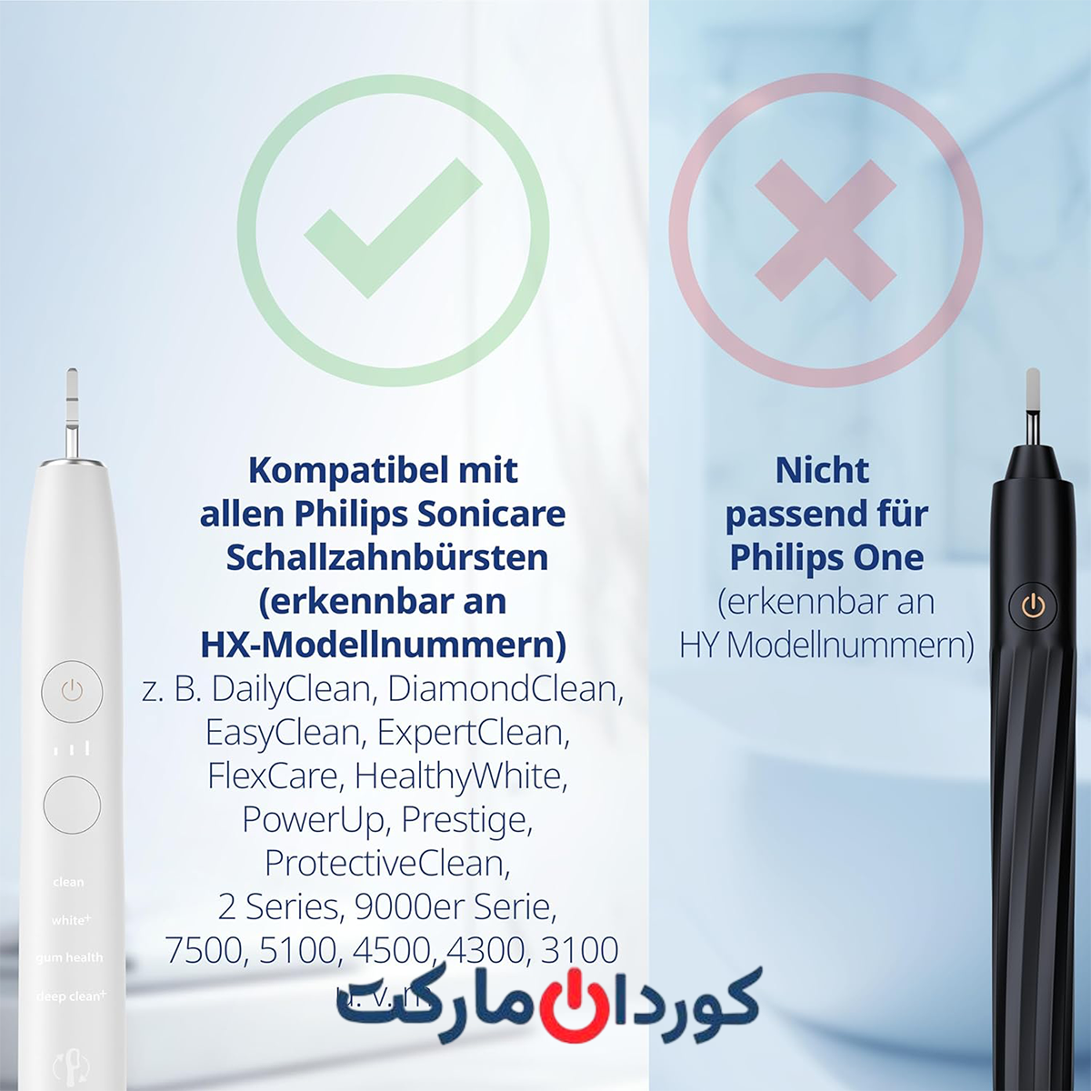 پک 8 عددی سری مسواک Demirdental مدل HX6018 برای Philips Sonicare - Image 5