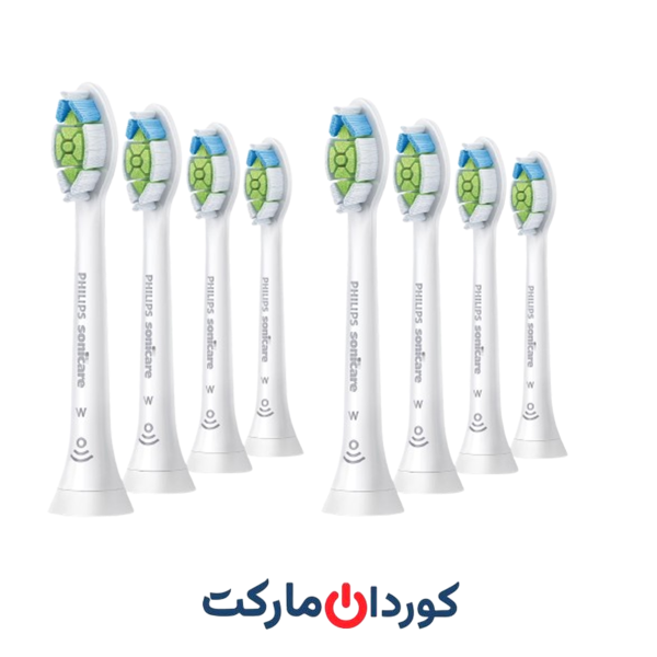 پک 8 عددی سری های مسواک فیلیپس سونیکر PHILIPS SONICARE سری W مدل HX6064/65