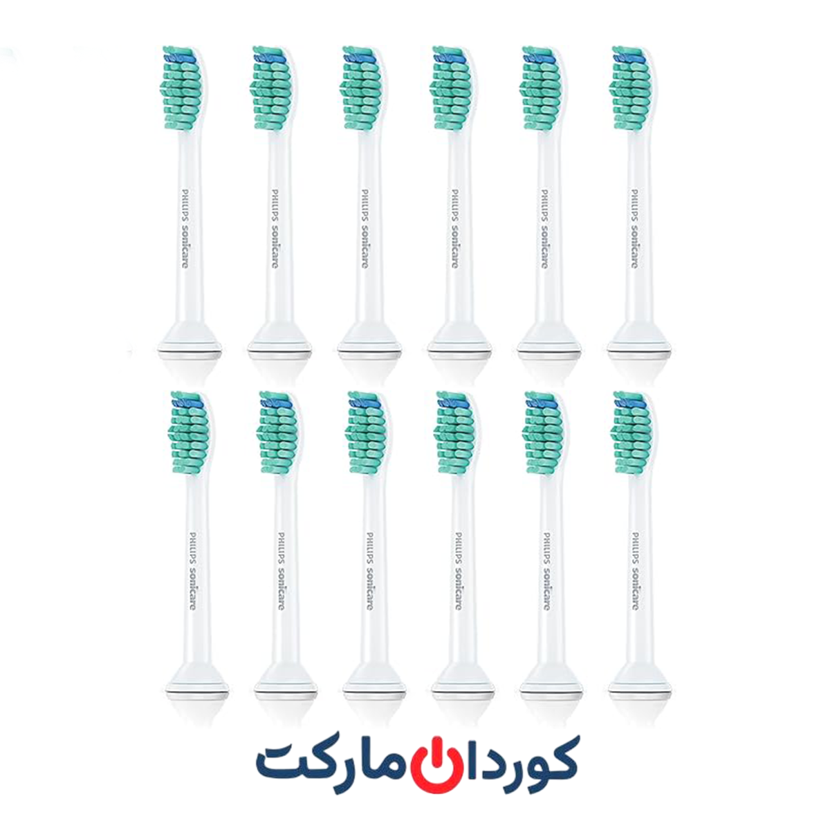 پک 12 عددی سری های مسواک فیلیپس سونیکر Philips Sonicare سری C1 مدل HX6018/31