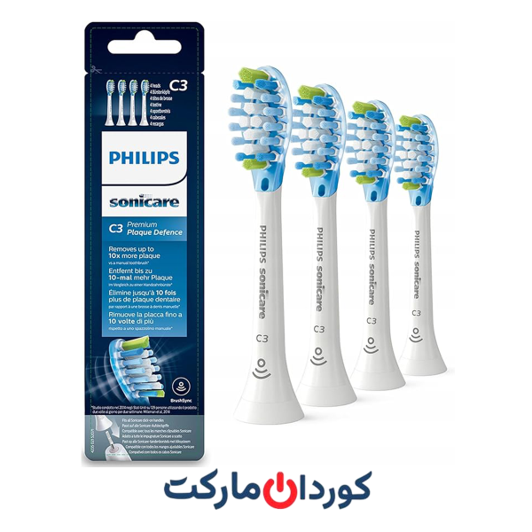 پک 4 عددی سری های مسواک فیلیپس سونیکر Philips Sonicare سری C3 مدل HX9044