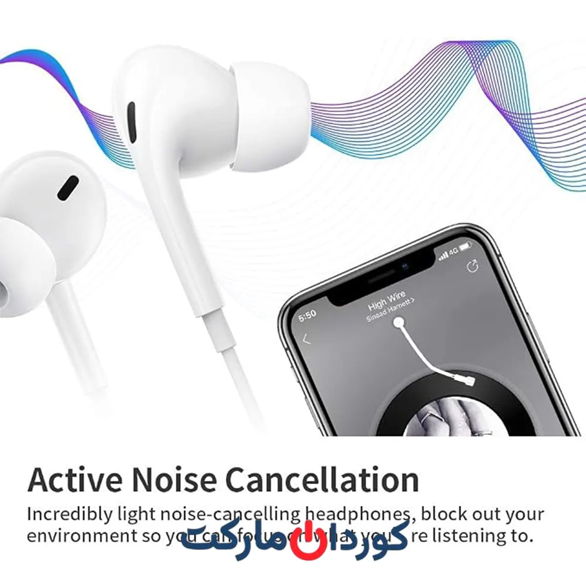 هدفون سیمی اپل با کانکتور لایتنینگ - Image 2