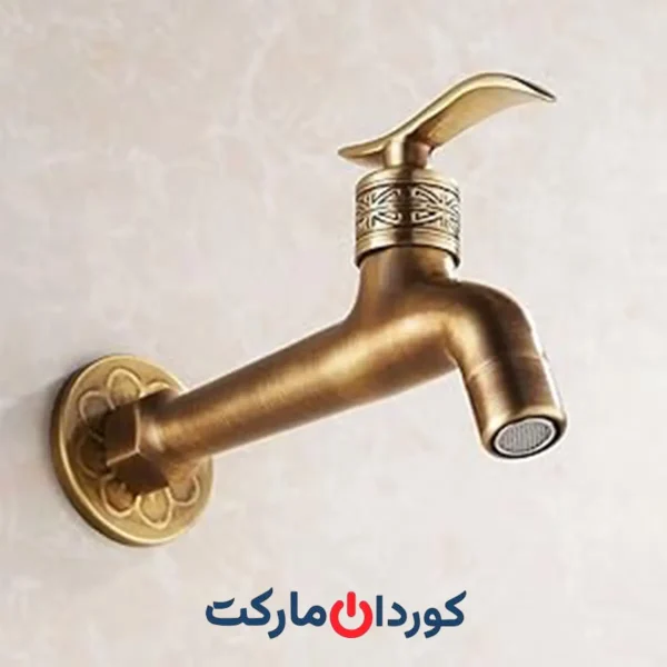 شیر آب دیواری برنجی