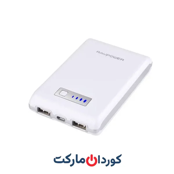 پاوربانک قابل حمل 10400میلی آمپر بر ساعت RAVPOWER مدل RP-PB07 استوک