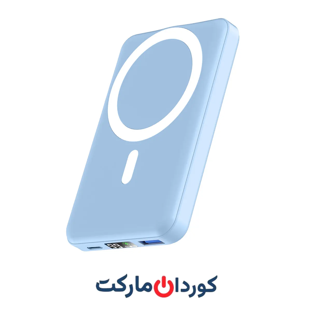 پاور بانک وایرلس مغناطیسی 10000میلی آمپر AOGUERBE مدل KT-D003 استوک