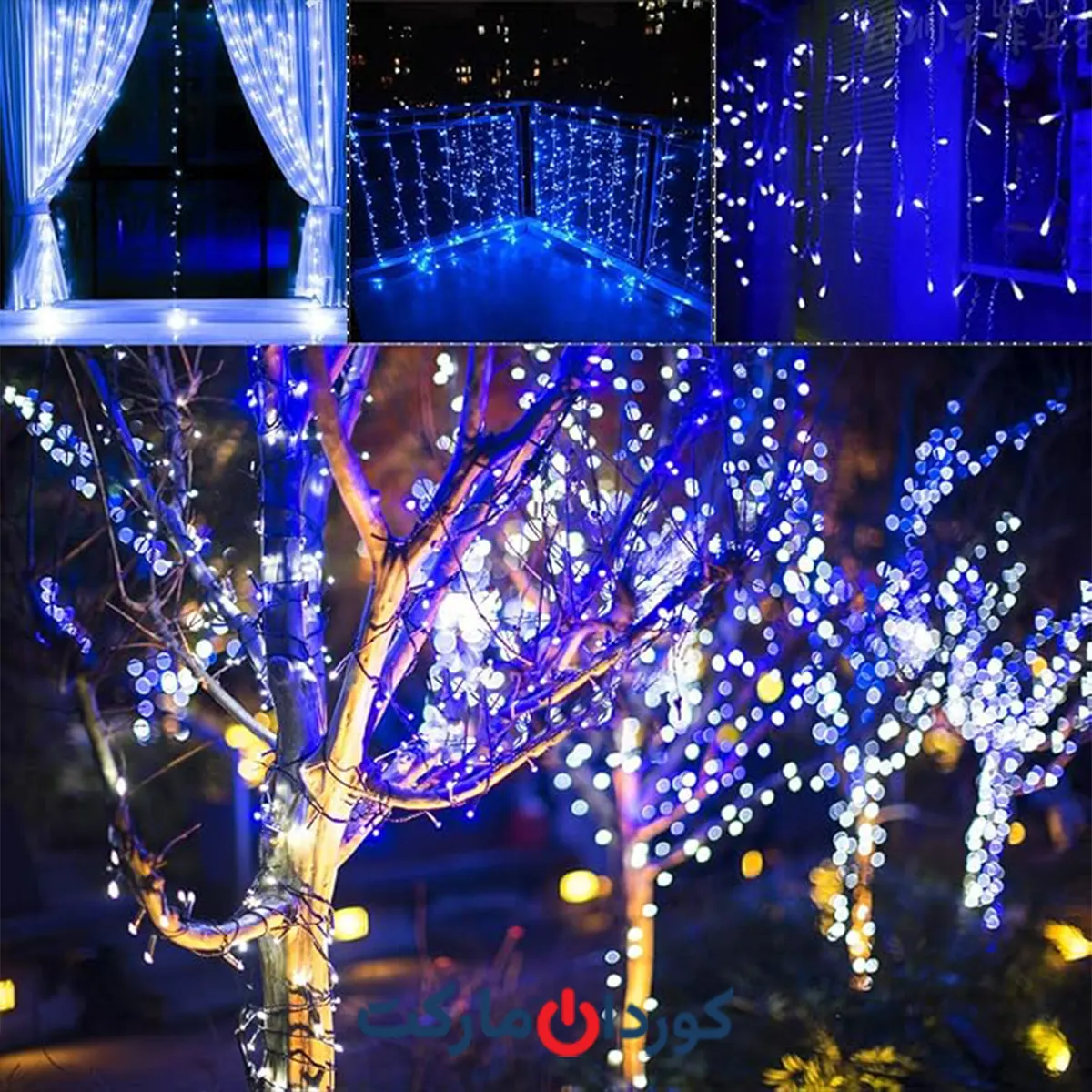 رییسه آبی رنگ 100 متری مناسب برای فضای بیرونی و داخلی - Image 3