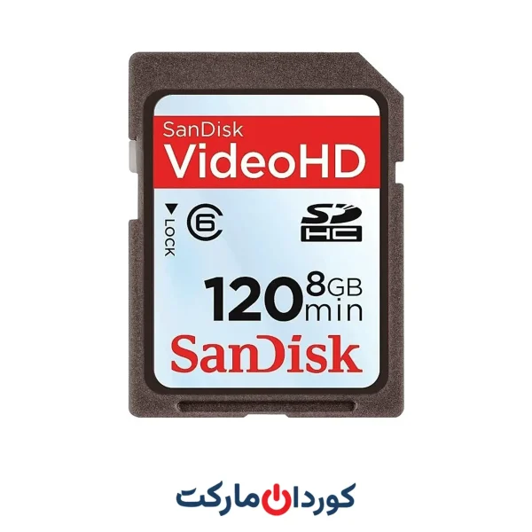 رم / کارت حافظه 8GB ساندیسک SANDISK ساخت ژاپن مدل sd-k08g 1003 uk4476y