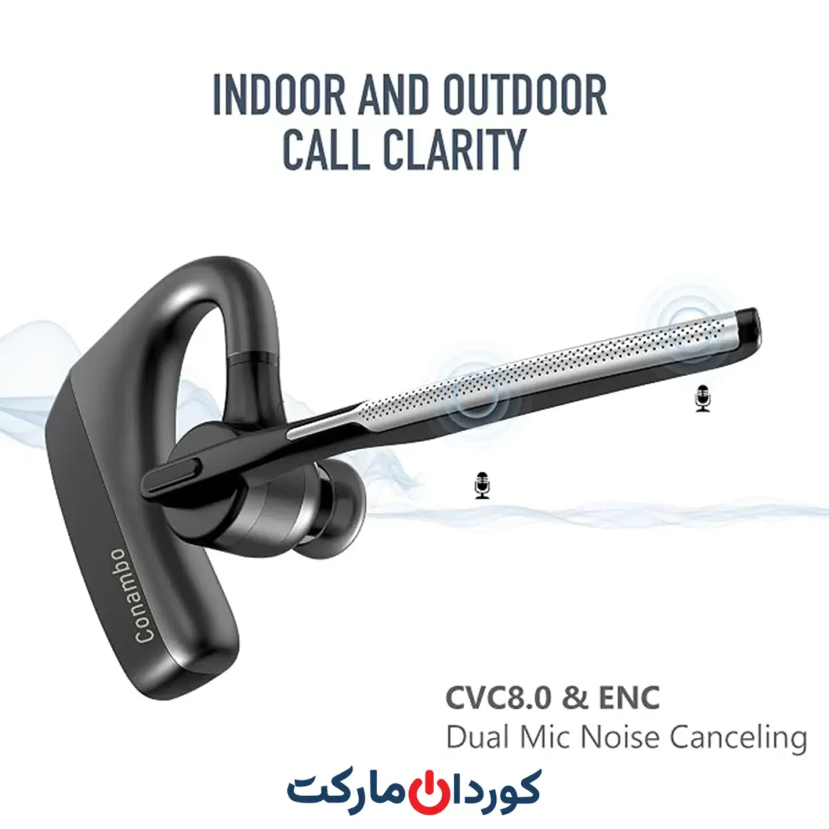 هدست بلوتوث تک گوشی بی سیم Conambo مدل K10C - Image 5