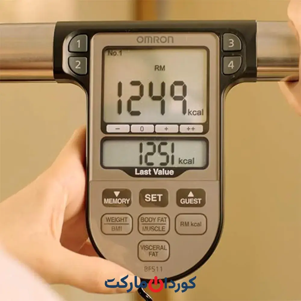 ترازو وزن و قد اومرون Omron مدل BF511 آبی