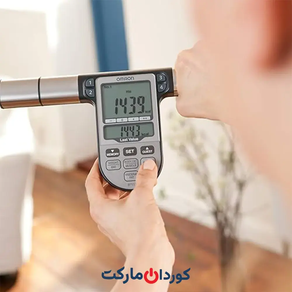 ترازو وزن و قد اومرون Omron مدل BF511 آبی - Image 4