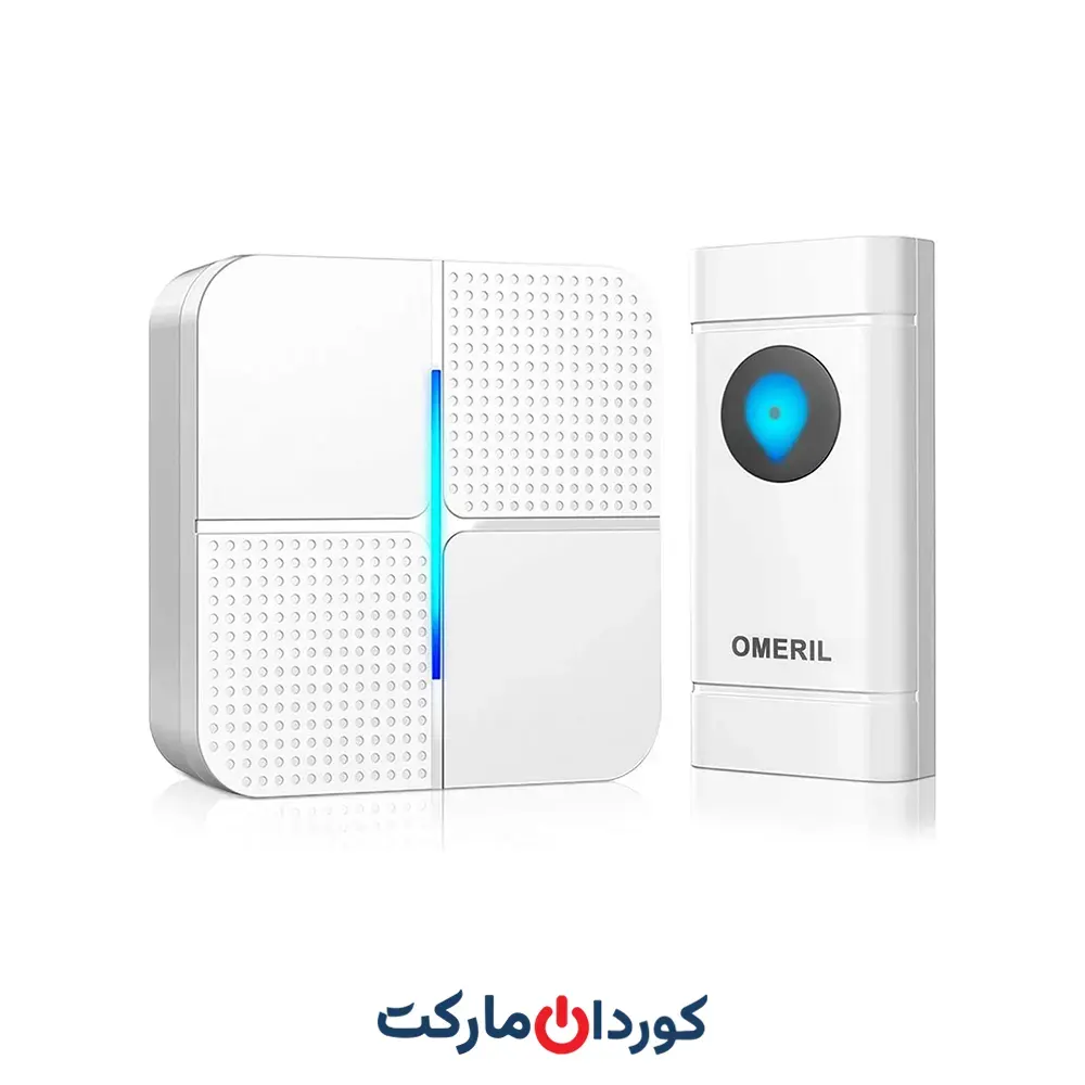 کیت زنگ درب ضد آب با برد ۱۰۰۰ فوت OMERIL DOOR BELL WD311