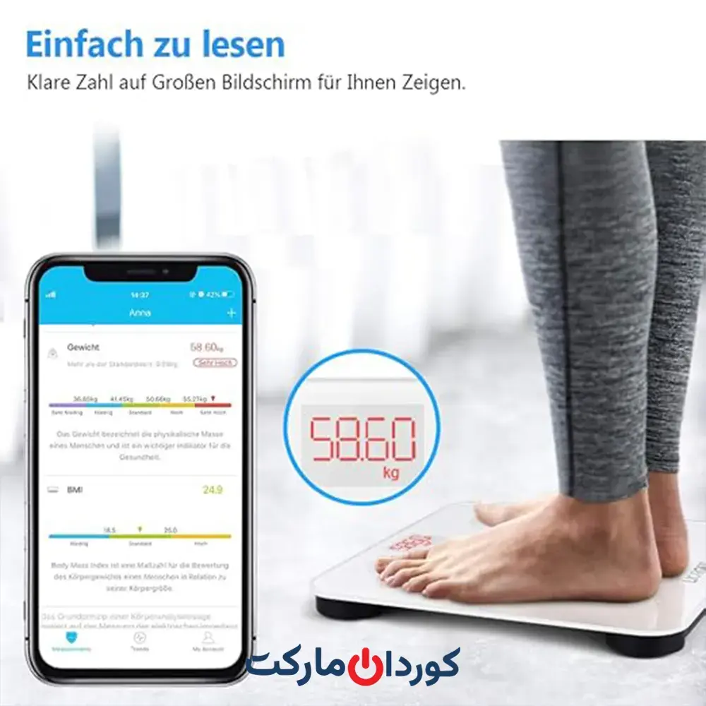 ترازوی دیجیتال بلوتوثی لیورک LIORQUE مدل CS20M3