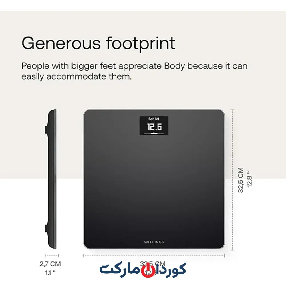 ترازوی هوشمند با قابلیت اتصال به Wi-Fi و پایش BMI ویتینگز Withings - Image 3