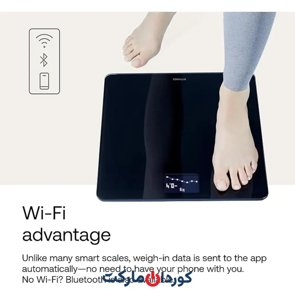 ترازوی هوشمند با قابلیت اتصال به Wi-Fi و پایش BMI ویتینگز Withings - Image 4