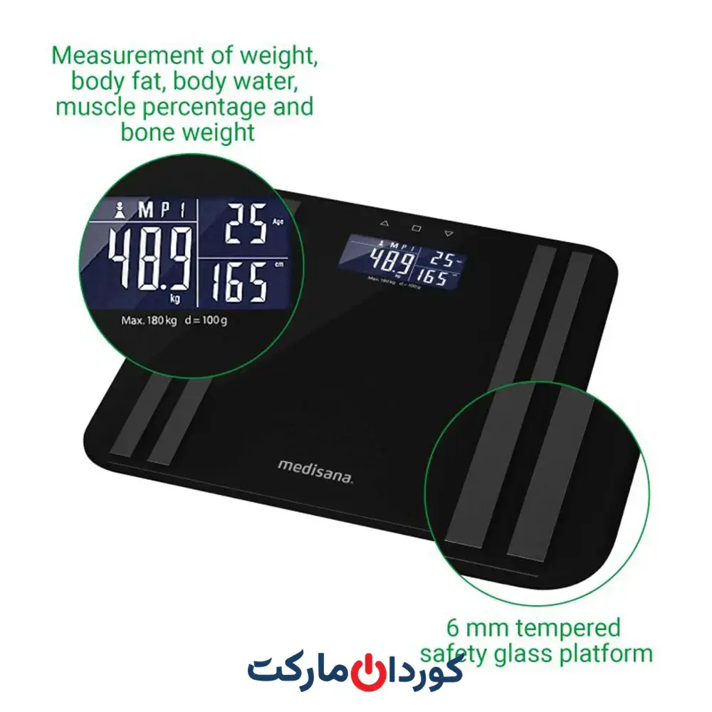 ترازو آنالایزر بدن مدیسانا medisana مدل BS 465 - Image 2