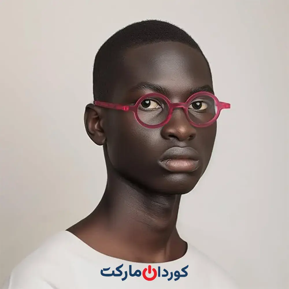 عینک مطالعه گرد شیک مردانه , زنانه - Image 5