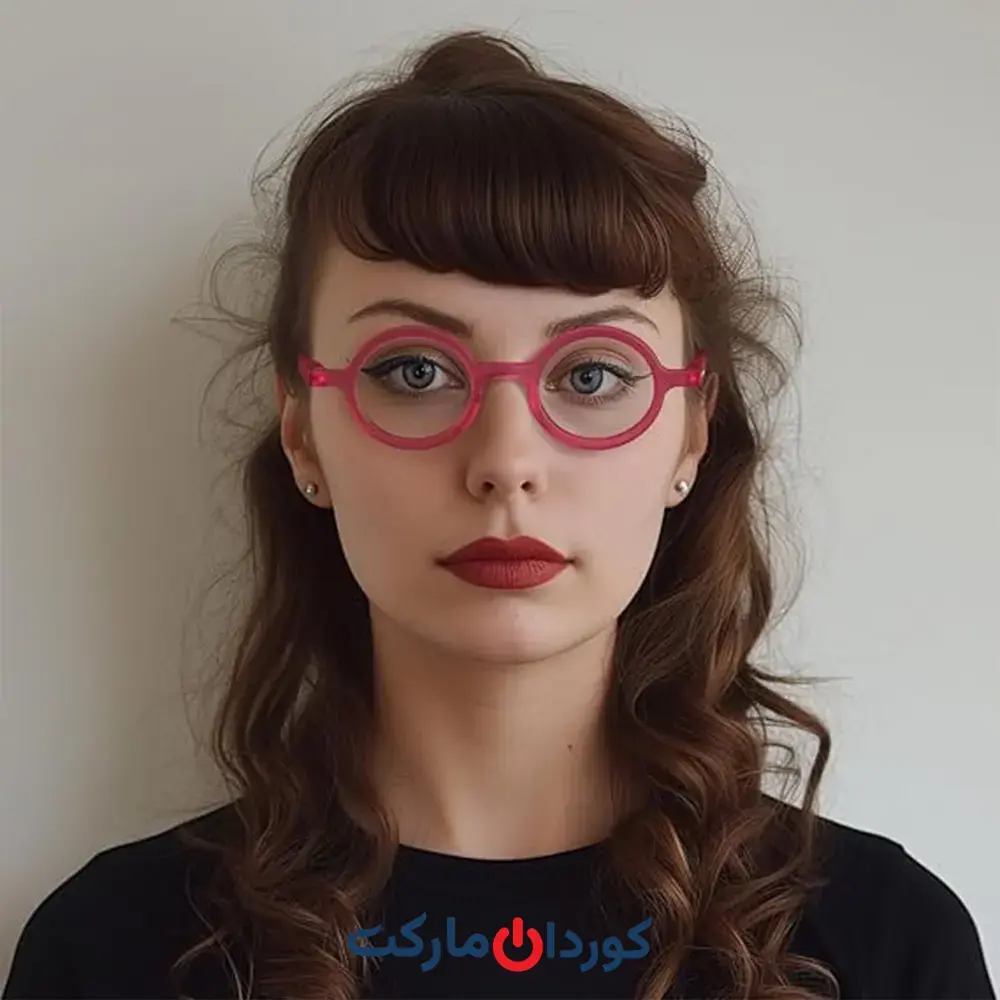عینک مطالعه گرد شیک مردانه , زنانه - Image 2