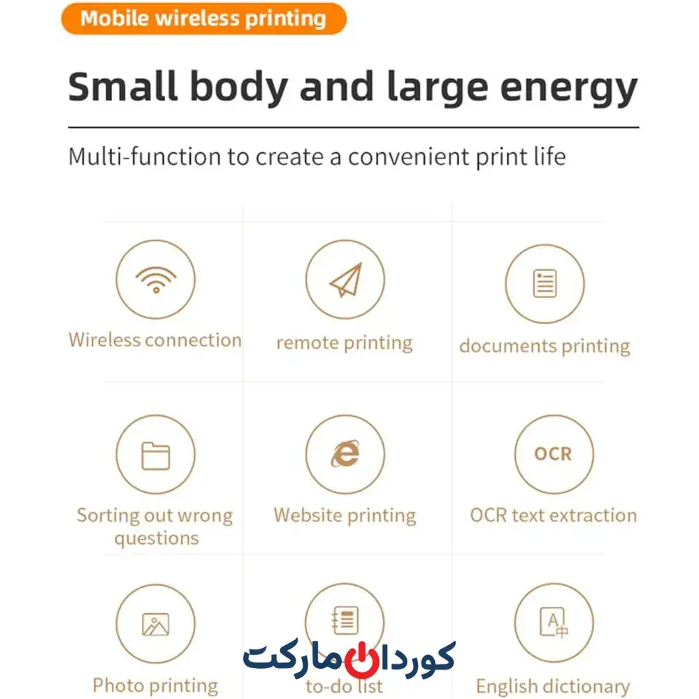 چاپگر حرارتی قابل حمل A4 مدل OS6902w بلوتوثی