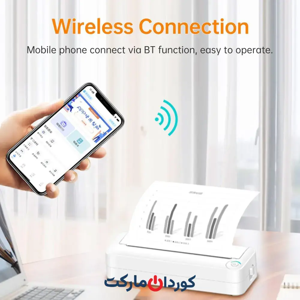 چاپگر حرارتی قابل حمل A4 مدل OS6902w بلوتوثی - Image 6