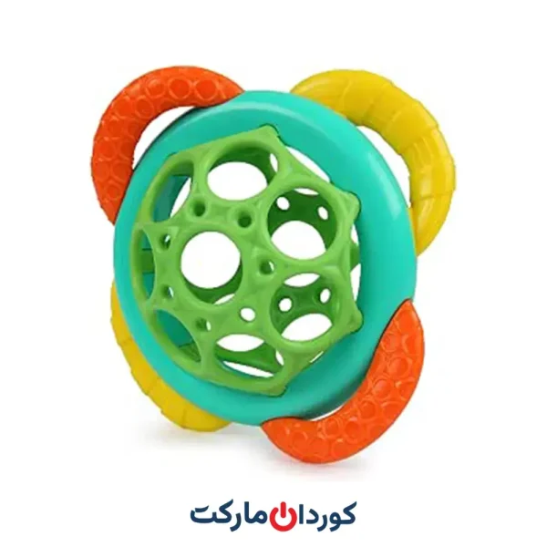دندانگیر ایزی گراسپ اوبال مدل Grasp & Teethe، مناسب برای سنین ۳ ماه به بالا