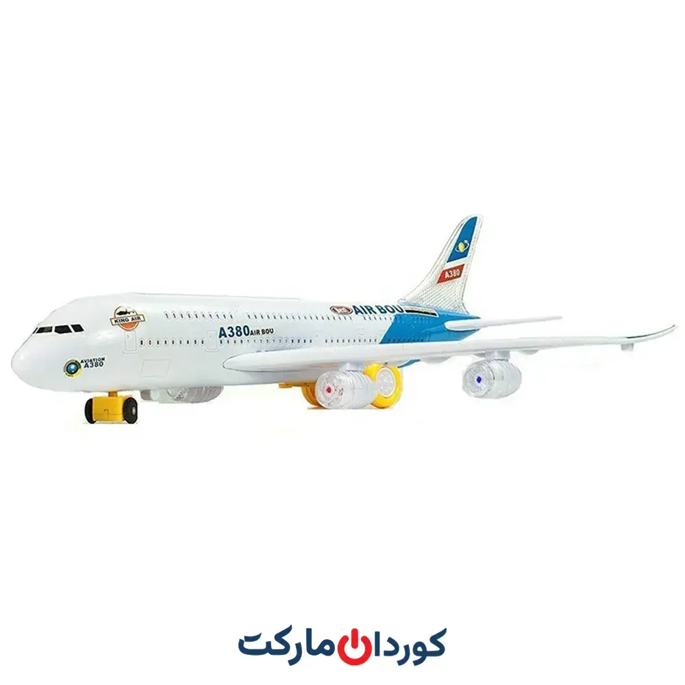 هواپیمای اسباببازی برقی با جلوه های حرکتی و صوتی مدل TR380 - Image 2