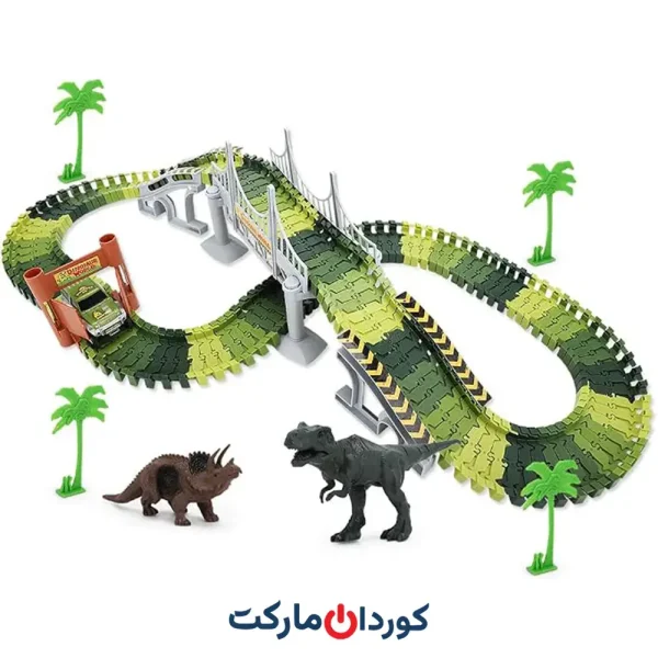 پل دنیای دایناسورها Create a road