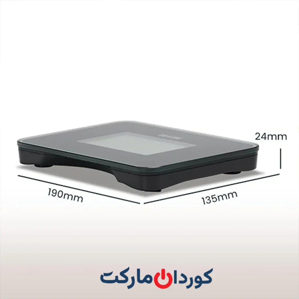کوچکترین ترازوی دیجیتال حمام با قابلیت حمل آسان، رنگ مشکی صدفی TANITA HD-386 - Image 6