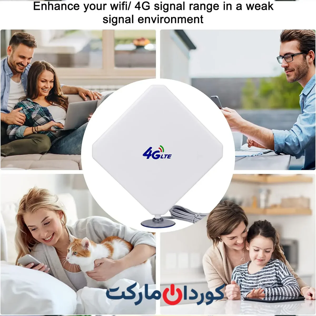 آنتن Wodgreat 4G LTE با کانکتور نری TS9 - Image 3
