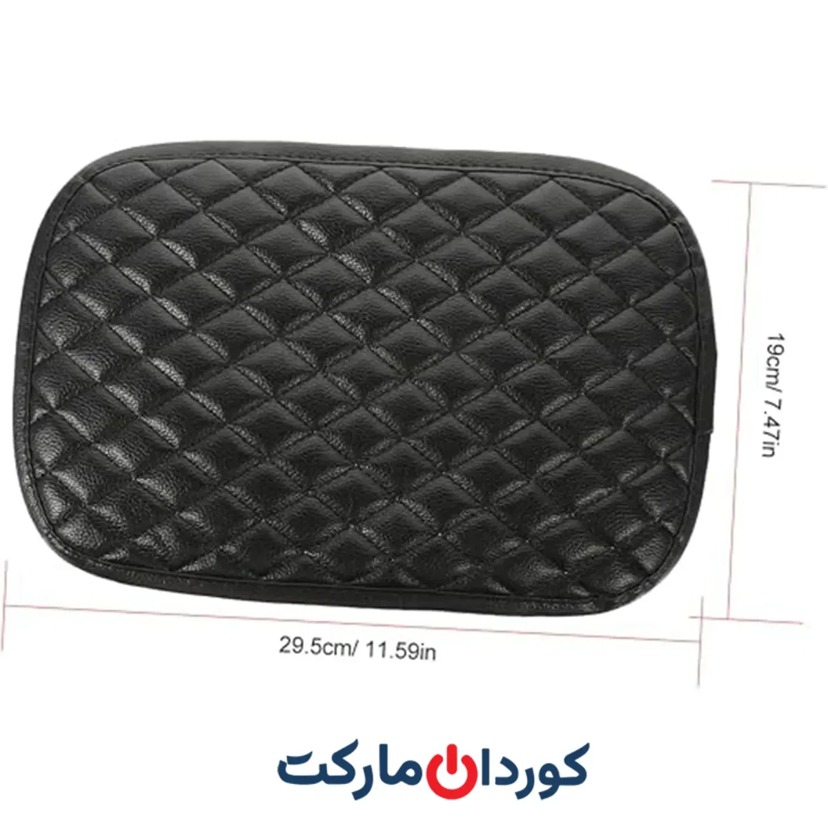 محافظ دسته صندلی خودرو یونیورسال مدل PU مشکی برای کنسول خودرو - Image 6