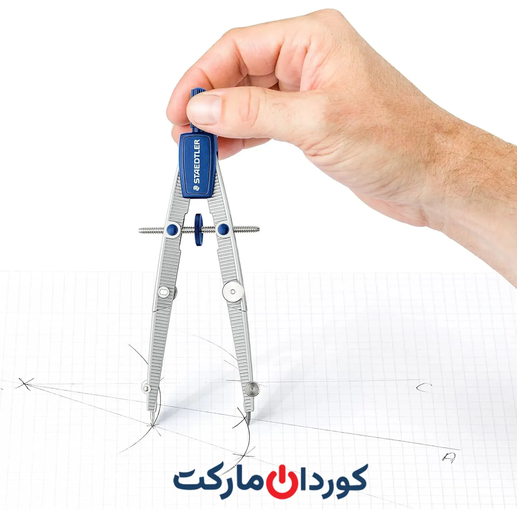 پرگار Noris 550 01/02 School Passer with Precision Wheel