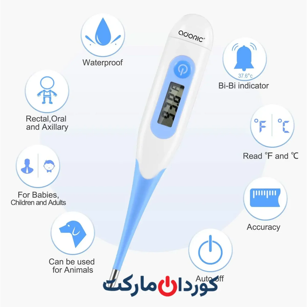 دماسنج دیجیتال dmt-4333 aooric - Image 6